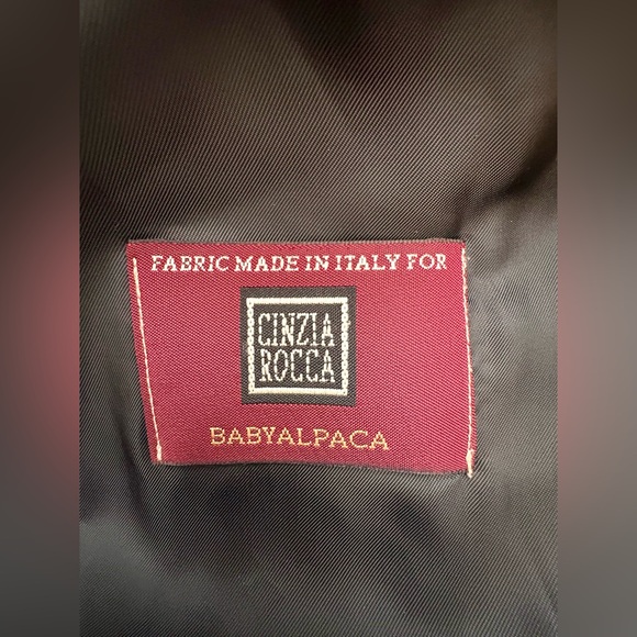 Cinzia Rocca Baby Alpaca wool Coat - Picture 4 of 13